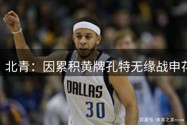 北青：因累积黄牌孔特无缘战申花，塞尔吉尼奥顶替他出任首发后腰